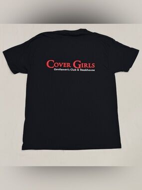 Y2K Las Vegas Cover Girls Gentleman's Club Merch Tee Back Graaphic Men's Large